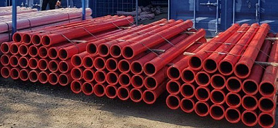 Труба бетоновода 125 SANY для стационарного бетононасоса 3000 мм