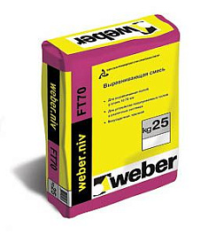 Смесь выравнивающая для пола Weber.niv FT70